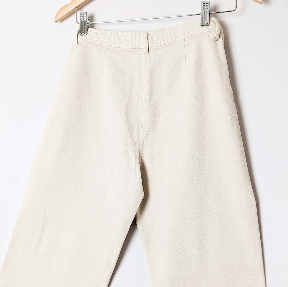 WILFRED Modern Utility Pant Wide Leg Trouser GD Birch White 2 Aritzia - Picture 13 of 13